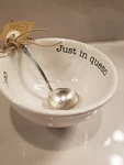 New Mud Pie "just In Queso" Dip Bowl And Ladle Set 3E. Fixed Price $22.99.