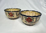 Set Of 2 Savina By Tabletops Lifestyles Hand Painted Soup/cereal Bowls 6. Fixed Price $24.99.