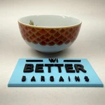 Williams- Sonoma Red Lunar New Moon Porcelain Rice Bowl Dragon Design Mint. Fixed Price $18.97.