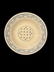 2 Oxford Brazil Soup Pasta Bowls Floral Cream Blue Trim 9" Vintage 1970S. Fixed Price $12.00.