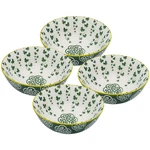 Royal Tara Irish Celtic Ceramic Bowls Pack Of 4 With Trellis Shamrock Design. Fixed Price $76.90.