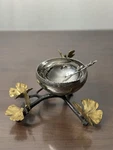 Michael Aram Butterfly Ginkgo Nut Bowl & Vagabond House Blueberry Spoon. Fixed Price $149.99.