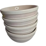 New Kate Spade Sculpted Stripe Blush By Lenox Pink Set Of 4 Cereal Bowls. Fixed Price $79.95.