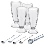 Le Regalo 9 Piece Ice Cream Serving Set. Fixed Price $20.00.