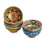 Henten Home Ceramic Soup Bowls Of 6, Bohemia 22 Oz Cereal Set, Porcela. Fixed Price $62.48.
