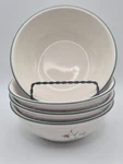 4 Piece Pfaltzgraff Winterberry 5-7/8" Soup Cereal Bowl Set Indonesia Euc. Fixed Price $20.00.