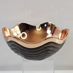 Nambe MT0140 Copper Canyon Bowl Lisa Smith 7" Stunning Scalloped Edge Verdigris. Fixed Price $45.07.