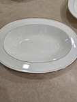 Nikko Platinum Beaded Pearl Oval Vegetable Bowl The South Sea Collection. Fixed Price $40.00.