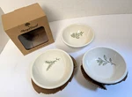 Harry & David Ceramic Dipping Bowls 3-PIECE Set With Various Herbs New 4. Fixed Price $28.99.