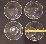 Set 8 Vtg Arcoroc Arcade Bengale 5" Scalloped Glass Bowls Berry Usa France Nappy. Fixed Price $34.99.