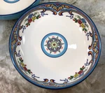 Large Pasta Bowls Colorful Zanzibar Medallion Set Of 2 Euro Ceramica. New. Fixed Price $36.99.