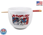Silver Buffalo Marvel Spider-man Japanese Manga Comic Panels Ceramic Ramen Noodl. Fixed Price $37.99.