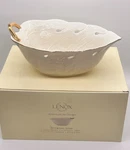 Lenox Eternal Leaf Bowl Dish Ivory With Gold Trim Box #833242 Candy Trinket. Fixed Price $22.99.