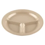 Get CP-532-S Supermel Sandstone Melamine 11" Dia. 3-COMPARTMENT Plate. Fixed Price $72.42.