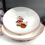 Strawberry Shortcake And Custard Dishes Pasta Bowl 9 Ceramic Set Of 2 New. Fixed Price $34.99.