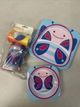 Skip Hop Zoo Mealtime Gift Set (matching Plate, Bowl, Bottle). Fixed Price $15.00.