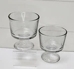 Anchor Hocking Presence Mini Trifle Bowls Set 2 Footed Glass Dessert Parfait. Fixed Price $14.39.