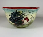 Certified International Susan Winget Le Rooster Individual Ice Cream Dish Bowl. Fixed Price $9.00.