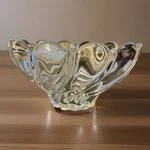 Mikasa Peppermint Clear Vintage Swirl Bowl New With 10.25 Inch. Fixed Price $24.99.