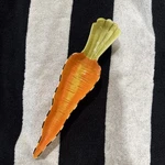 Mackenzie Childs Htf Carrot Dish 11"X 2" Perfect Retired Ceramic Serving Bowl. Fixed Price $75.00.
