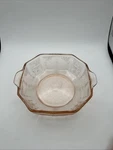 Anchor Hocking Princess Pink Depression Glass Fruit Berry Dessert Bowl. Fixed Price $8.00.