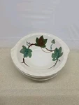 Vintage Blue Ridge Southern Pottery Lugged Cereal Bowl Highland Ivy Set Of 5. Fixed Price $25.00.