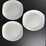 Set Of 3 Dansk White Classic Fjord Salad Plates 8 1/2" Minimalist Mcm. Fixed Price $60.00.
