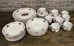 Southington By Baum Basket Of Cheer Wakbrzych Poland Christmas Dinner China 40PC. Fixed Price $74.99.