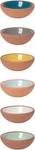 Terracotta Pinch Bowl Set, Soy Sauce Dish, Of 6, 1 Oz, Multicolor. Fixed Price $40.19.