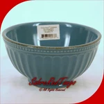 New Lenox French Perle Groove American By Design Everything Bowl Chambray Blue. Fixed Price $19.99.