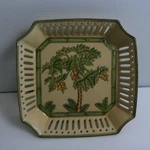 Tropical Tree Collection Siddhia Hutchinson Papaya Dish Tray Andrea Sadek. Fixed Price $15.00.