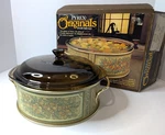 Pyrex Originals Fireside Bakeware 2QT Oval Covered Casserole Dish 6245-F. Fixed Price $29.95.