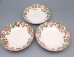 Vintage Nikko Precious By Dena 6 3/4" Coupe Soup Dessert Cereal Bowls. Fixed Price $26.89.
