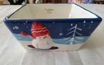 *new* St Nicholas Square Let It Snow Winter Scenery Bowl Discontinued. Fixed Price $10.00.