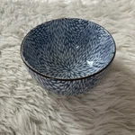 Miya Aizome Mums 5" Soup Bowl Ramen - Blue & White Ceramic Home Decor Accents. Fixed Price $10.00.