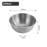 Kitchen Stainless Steel Fruit Salad Bowls With Scale Large Capacity Soup. Fixed Price $22.70.