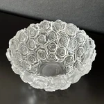 Waterford Crystal Monique Lhuillier Frosted Sunday Rose Bridal Bowl 7". Fixed Price $149.99.