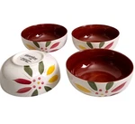 Temptations Old World Vivid 6.5" Set Yellow Red Green Brown 4 New. Fixed Price $60.00.
