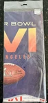 Amscan Super Bowl Lvi Nfl Tablecover 54 X 96 Multicolor Football. Fixed Price $9.99.