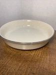 Lenox Special Round Vegetable Serving Bowl With Platinum Trim 7.5. Fixed Price $35.00.