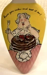 Mud Pie Ceramic Cake Server Have Your And Eat Too! Body Positive. Fixed Price $23.95.