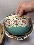 Nos Pioneer Woman Mixing Bowl Set 3 Flea Market Daisy Chain - Box Nesting. Fixed Price $89.99.