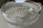 Very Rare & Htf Waterford Lismore ? Diamond Raised Crystal Bowl 8.25 Striking!. Fixed Price $212.46.