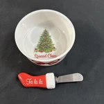 Martha Stewart Christmas Dip Set Holiday Bowl Spreader Knife Tree. Fixed Price $13.75.