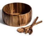 Extra Large Salad Bowl With Servers - 332C3. Fixed Price $85.99.