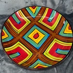 Southern Living At Home Gail Pittman Brio Large 13 Multi-color Ceramic Bowl. Fixed Price $19.99.