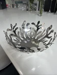 Alessi Mediterranean Fruit Bowl 1/2 18/10 Stainless Italy Lpwk. Fixed Price $59.99.
