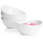 Sweese 5" 10OZ Porcelain Bowls Set Of 4 - White Dessert Ice Cream Salad Soup. Fixed Price $32.98.