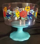 New Pioneer Woman Floral Footed Plastic Snack Bowl. Fixed Price $16.99.