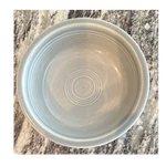 Fiesta Light Gray Ceramic Bowl Rings Glossy Art Pottery Round American. Fixed Price $17.00.